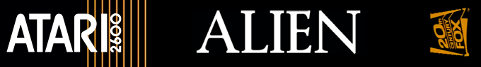 Alien logo for Atari 2600